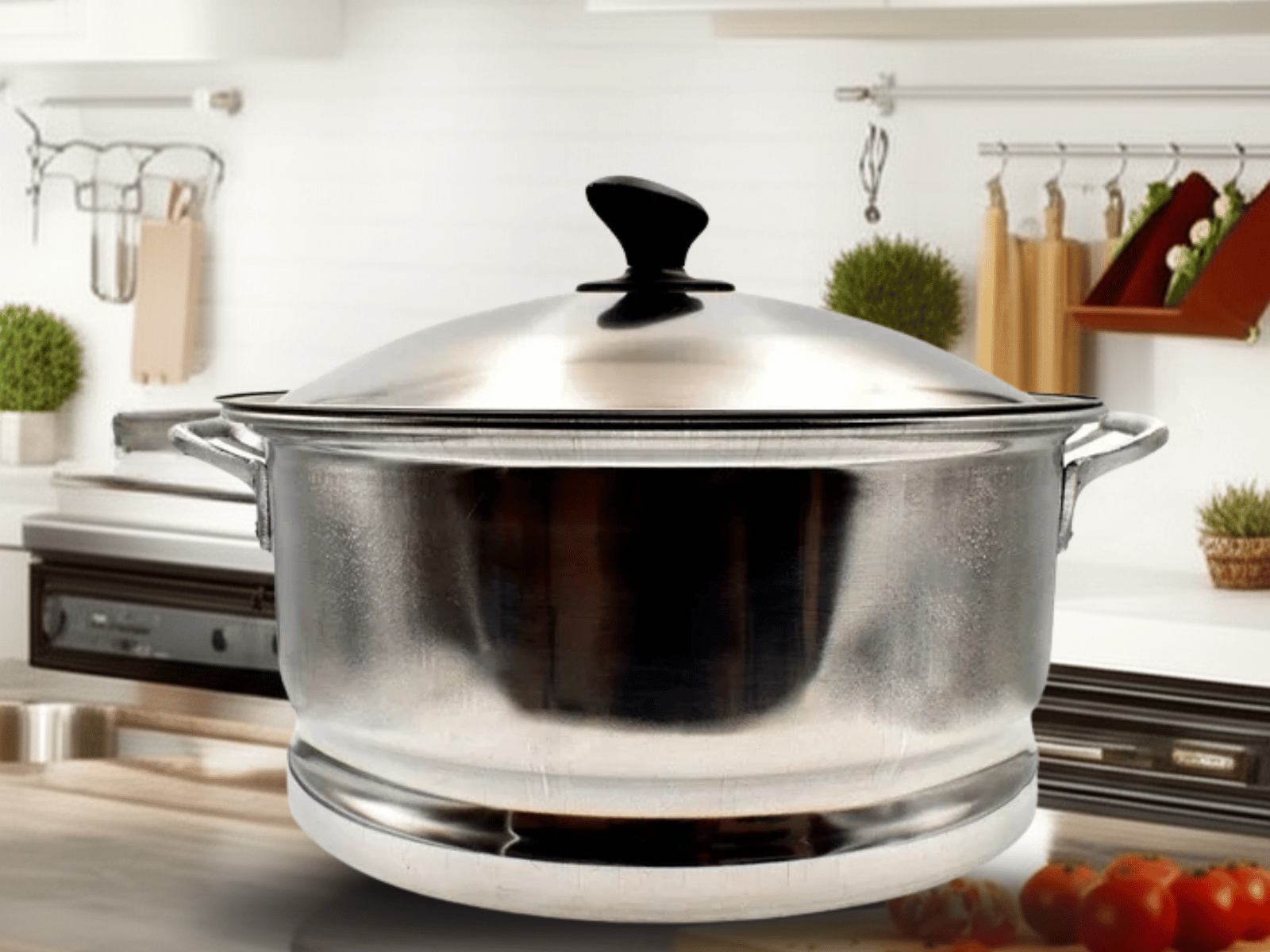 Arrocera Cacerola Budinera Grande de 55 cm de 43 Litros de Aluminio A-55 Komale HORECA