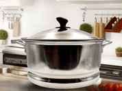 Arrocera Cacerola Budinera Grande de 55 cm de 43 Litros de Aluminio A-55 Komale HORECA