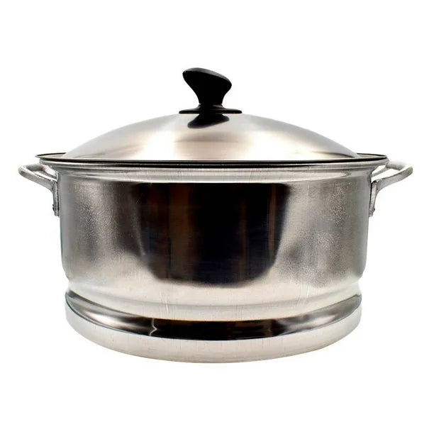 Arrocera Cacerola Budinera Grande de 55 cm de 43 Litros de Aluminio A-55 Komale HORECA