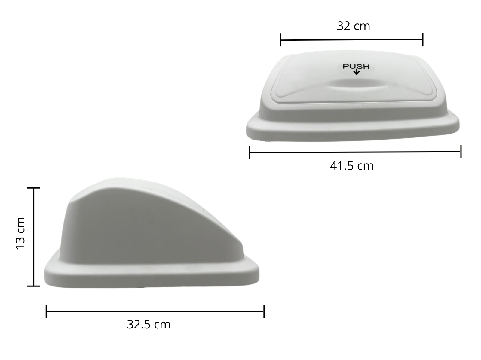 Bote Mediano para Basura con Tapa Balancin 49 Litros Ferplast (Venta exclusiva para CDMX y Área Metropolitana) (Colores sujetos a disponibilidad)