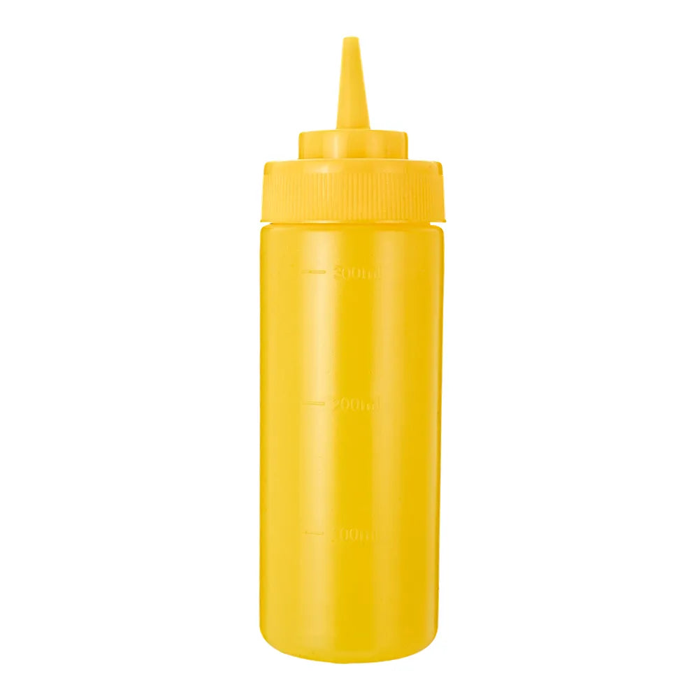 Botella Mamila Dispensador de Salsas Aderezo Catsup Queso 340 ml Amarillo 20x6x6 cm 94721 Tavola