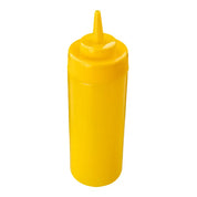 Botella Mamila Dispensador de Salsas Aderezo Catsup Queso 340 ml Amarillo 20x6x6 cm 94721 Tavola