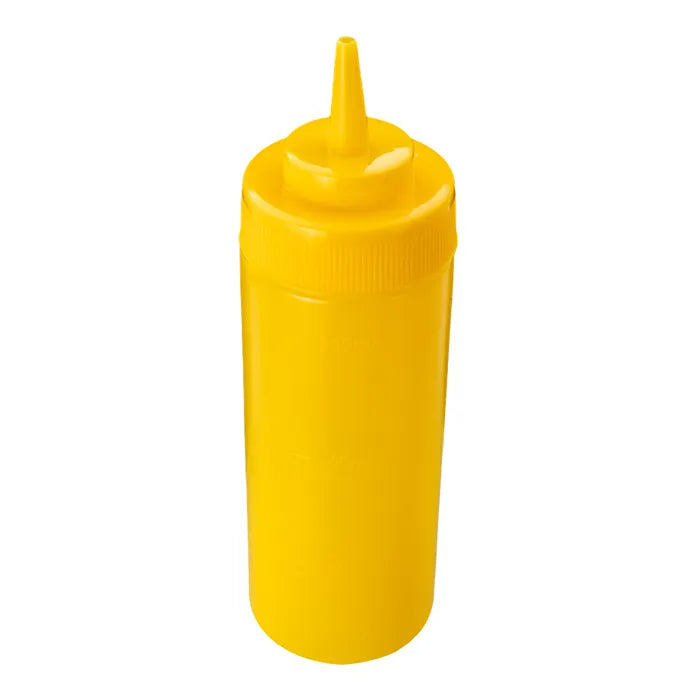 Botella Mamila Dispensador de Salsas Aderezo Catsup Queso 340 ml Amarillo 20x6x6 cm 94721 Tavola