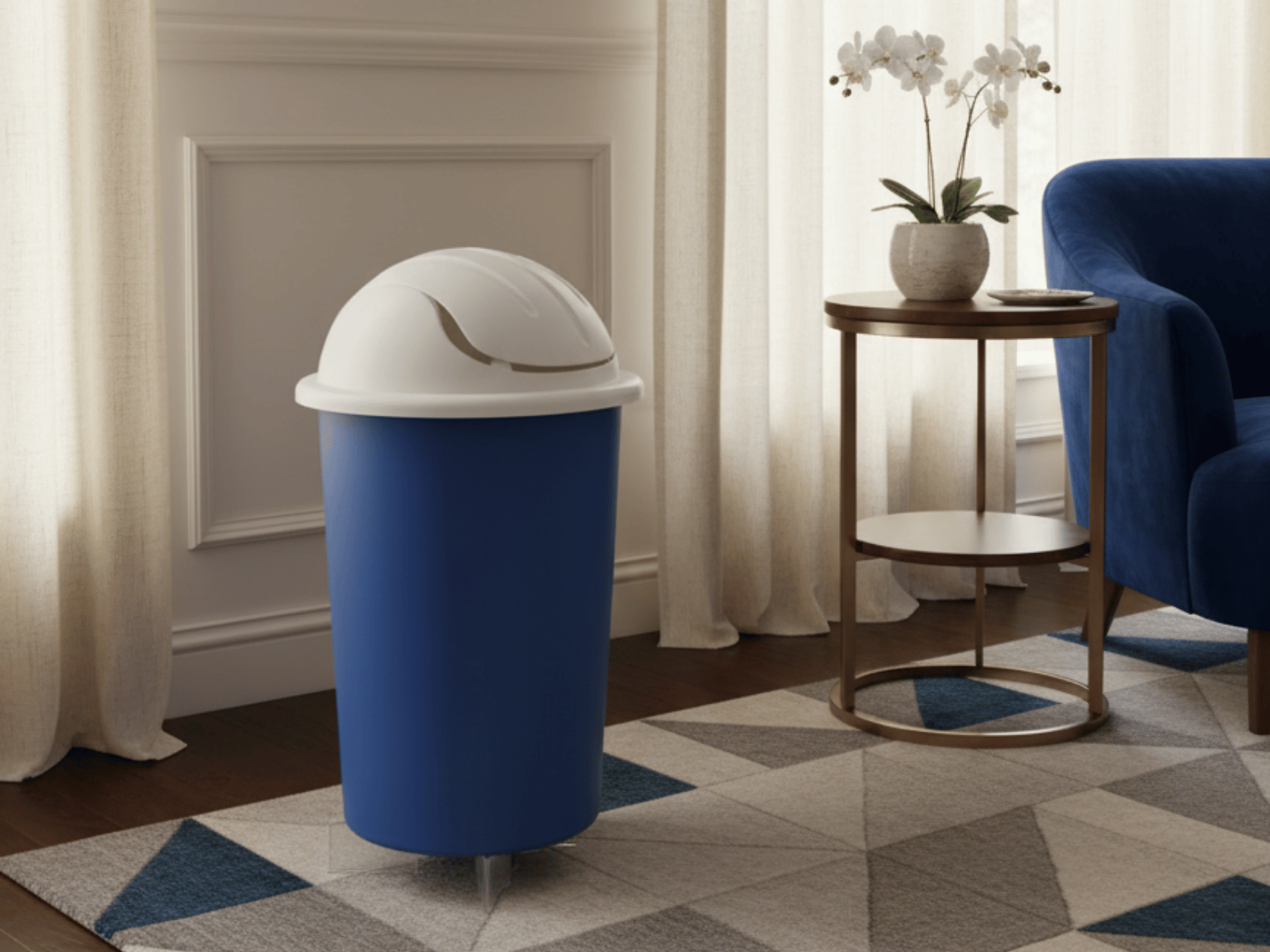 Bote para Basura Mediano con Tapa Balancin de 31 Litros Cubasa 4978 (Colores sujetos a disponibilidad)