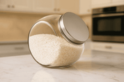 Brocal Frasco de Vidrio de Posiciones de 1.4 Litros con Tapa de Rosca 0537 Vittori