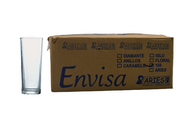 Caja de 20 Piezas de Vaso Jaibolero de Vidrio de 350 ml de 16 cm Envisa 621 (Venta Exclusiva para CDMX y Área Metropolitana)