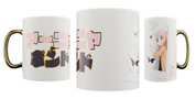 Taza Tarro Jumbo de 520 ml de Porcelana Metálica Spy X Family Anime Licencia MBIG-SXF-01