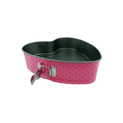 Molde Desmoldable con Antiadherente Corazón Decorado de 26 cm Tab and Kit