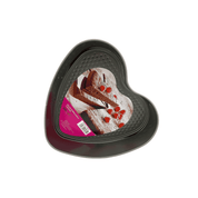 Molde Desmoldable con Antiadherente Corazón Decorado de 26 cm Tab and Kit