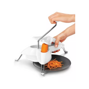 Rallador Giratorio Para Verduras 3 Discos de Corte Intercambiables 251620 Metaltex