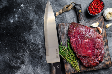 Cuchillo Chef de Acero Inoxidable con Mango de Vaquelita 20.3 cm  Ekco