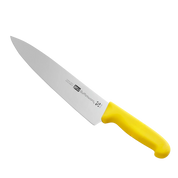 Cuchillo Chef de 25 cm 10'' de Acero Inoxidable y Mango Amarillo BO410AM Buffetware