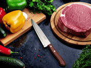 Cuchillo Chef de 17 cm 7 Pulgadas de Acero Inoxidable con Mango de Madera Dynamic Tramontina 22902007