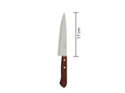 Cuchillo Chef de 17 cm 7 Pulgadas de Acero Inoxidable con Mango de Madera Dynamic Tramontina 22902007