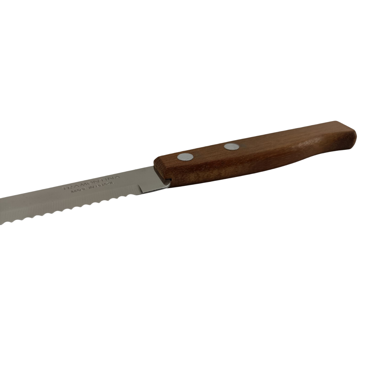 Cuchillo para Carne de Acero Inoxidable 20.5 cm Mango de Madera Tramontina