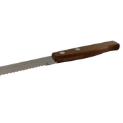Cuchillo para Carne de Acero Inoxidable 20.5 cm Mango de Madera Tramontina