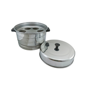 Esterilizador para Mamilas y Biberones de Aluminio 6 Mamilas 30 cm Aluminio Puro