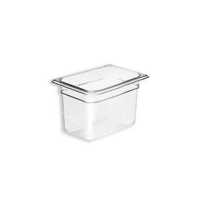 Inserto Contenedor Recipiente Noveno de 1 Litro 4'' 10 cm Policarbonato AntiJam TB904 Buffetware HORECA