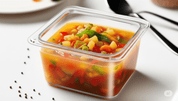 Inserto Contenedor Recipiente Sexto de 1.7 Litros 4'' 10cm Policarbonato AntiJam TB604 Buffetware HORECA