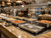 Inserto Recipiente Entero de 19 Litros 32x53x15 cm Acero Inoxidable con Tapa BW106 Buffetware