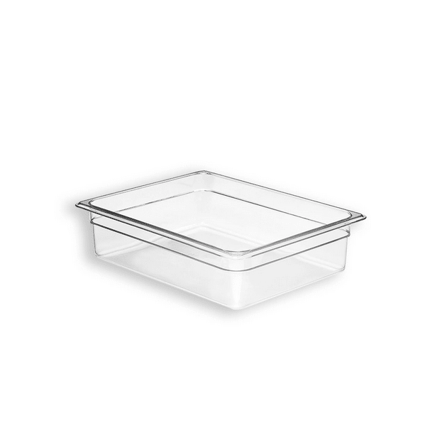 Inserto Contenedor Recipiente Medio de 4.5 Litros 2.5'' 6.3 cm Policarbonato AntiJam TB202 Buffetware HORECA