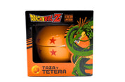 Juego de Taza de 300 ml y Tetera de 400 ml Esférica de Porcelana Esfera del Dragón Dragon Ball Z Anime Licencia MUG-BALL-02