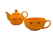 Juego de Taza de 300 ml y Tetera de 400 ml Esférica de Porcelana Esfera del Dragón Dragon Ball Z Anime Licencia MUG-BALL-02