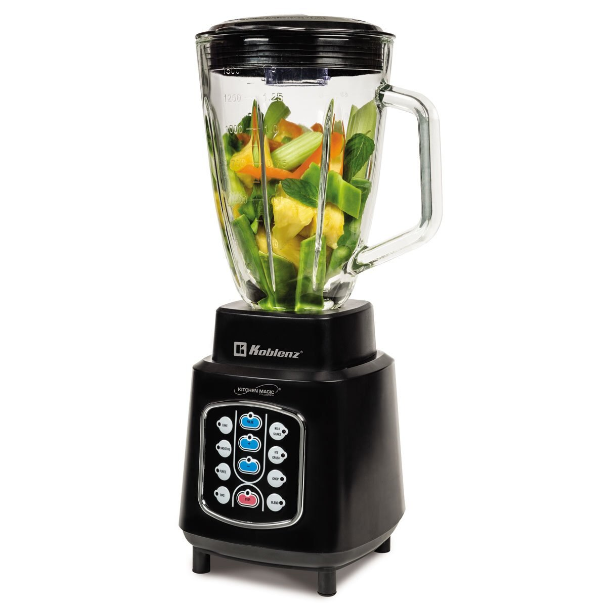 Licuadora de 10 Velocidades Vaso de Vidrio 1.5 Litros Kitchen Magic Ko ANFORAMA Todo para mi Cocina