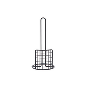 Porta Rollos de Servitoallas Práctico Cromado Color Negro Mate FH-058