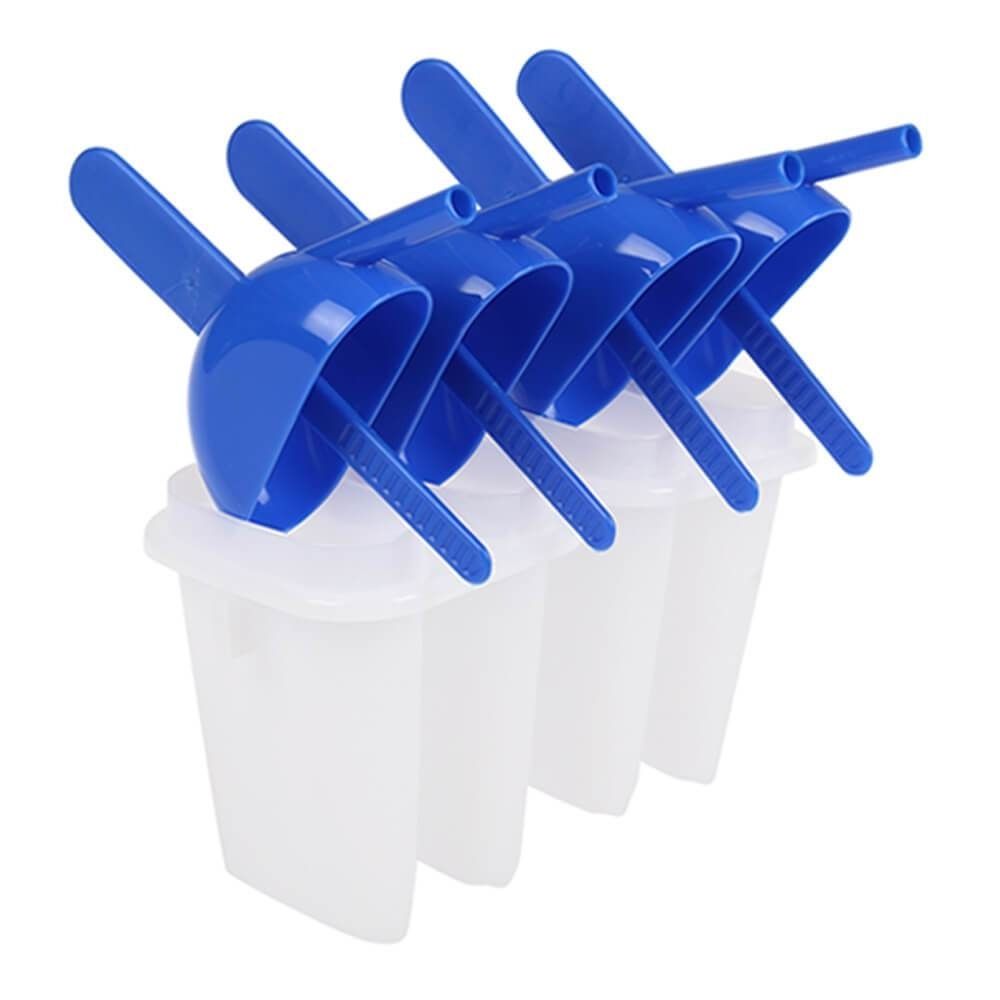 Molde Paletero de 4 Cavidades de Plástico para Paletas de Hielo Cubasa 2 1700