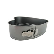 Molde Desmontable con Antiadherente de Corazón de 24 cm Gris TKR014 Tab and Kit