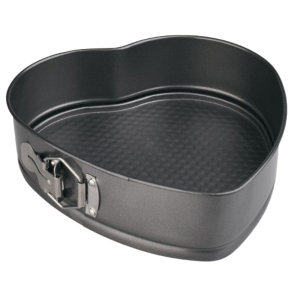 Molde Desmontable con Antiadherente de Corazón de 24 cm Gris TKR014 Tab and Kit
