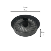 Molde Doble Fondo Desmontable Redondo con Antiadherente de 28 cm TKR013 Tab and Kit