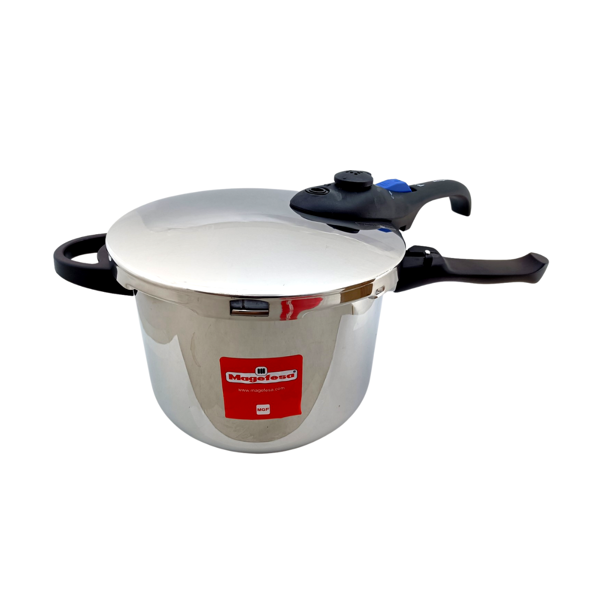 Olla de Presión Express de Acero Inoxidable de 6 Litros Favorit Apta para Inducción 01OPFAVOR06 Magefesa