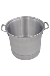 Olla Chica Alta 22 cm 7.25 Litros de Aluminio con Tapa y Asa Komale HORECA