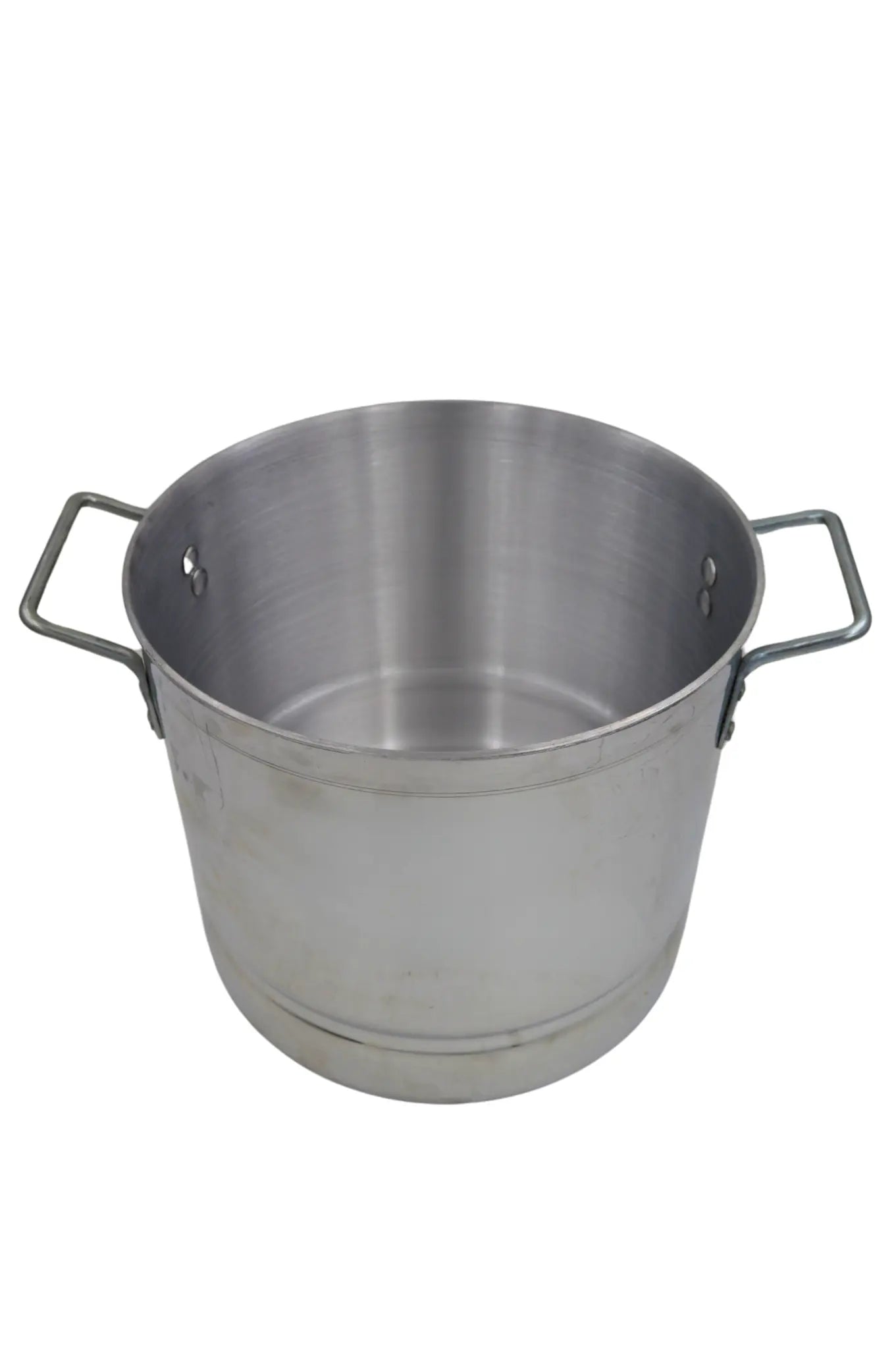 Olla Chica Alta 28 cm 14 Litros de Aluminio Triple Fuerte con Tapa y Asa Komale HORECA