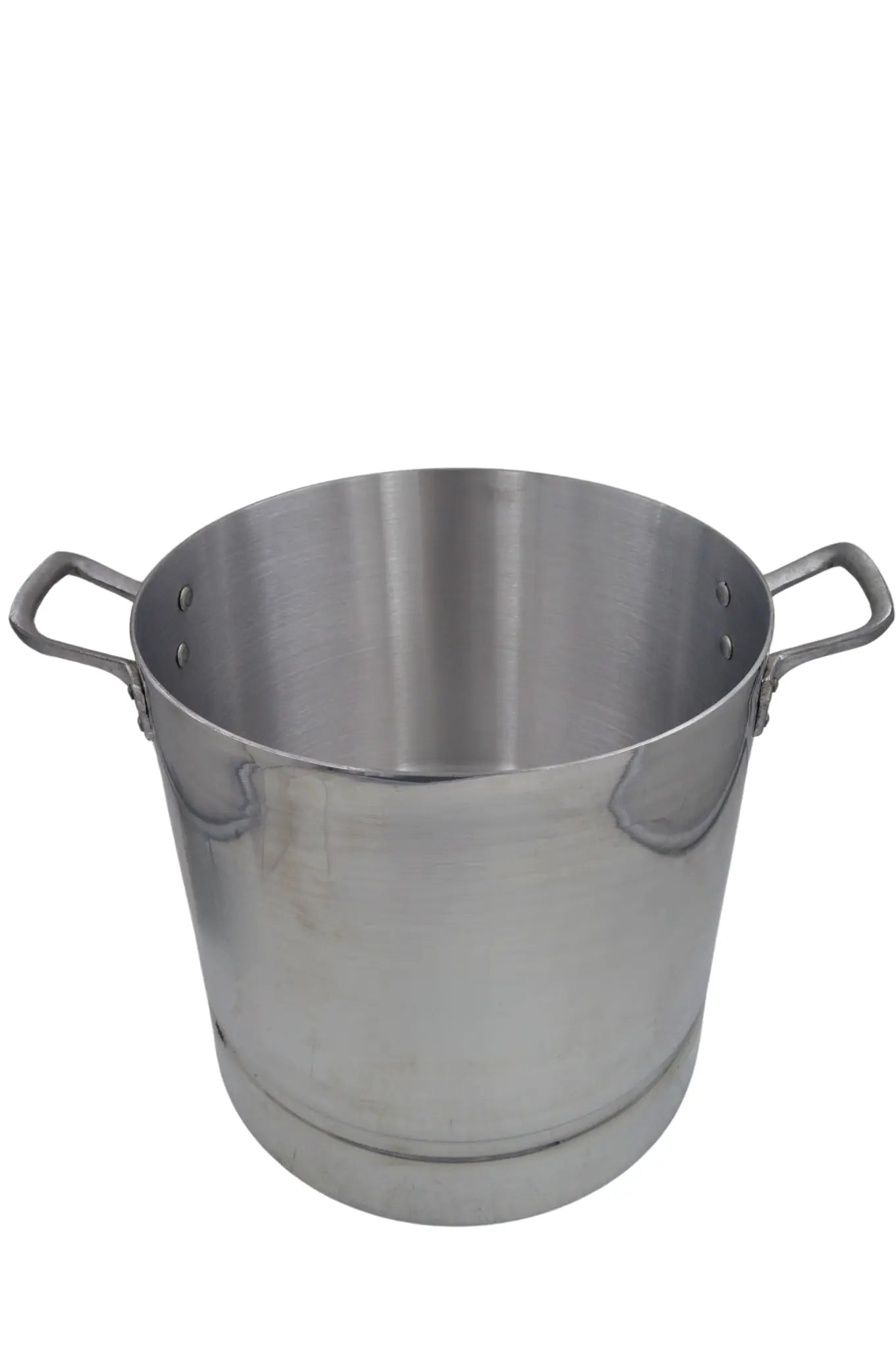 Olla Grande Alta 34 cm 30 Litros de Aluminio Triple Fuerte con Tapa y Asa Komale HORECA