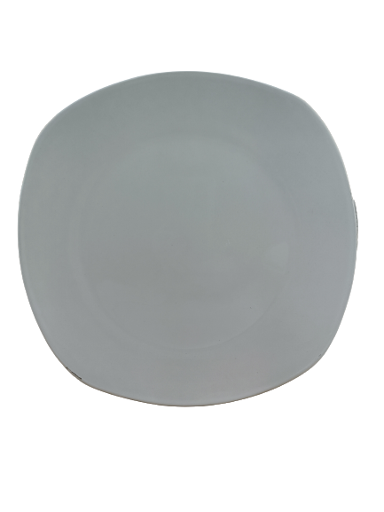 Plato Trinche Cuadrado Clásico Elegante de 25 cm de Loza tipo Cerámica Antartic 308189 Santa Anita