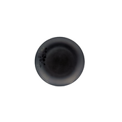 Plato Arrocero Pastelero 20 cm Melamina Resistente tipo Plástico Negro Anforama