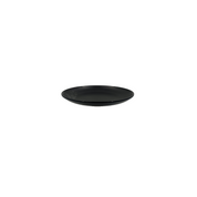 Plato Arrocero Pastelero 20 cm Melamina Resistente tipo Plástico Negro Anforama