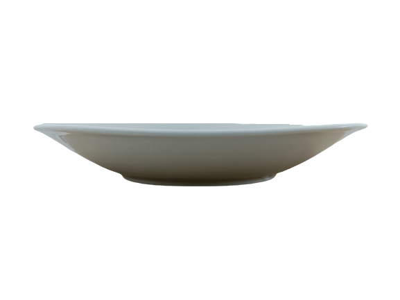 Plato Hondo Sopero Elegante 280 ml 22 cm de Loza Blanco Antartic 308190 Santa Anita