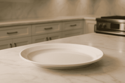 Plato Ovalado de 33 cm de Loza tipo Cerámica Elegante Clásico Blanco Glacial 310105 Santa Anita