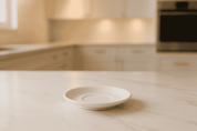 Plato Para Taza Embrocable de 12.5 cm de Loza Tipo Cerámica Elegante Clásico Blanco Glacial 310100 Santa Anita