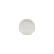 Plato Para Taza Embrocable de 12.5 cm de Loza Tipo Cerámica Elegante Clásico Blanco Glacial 310100 Santa Anita