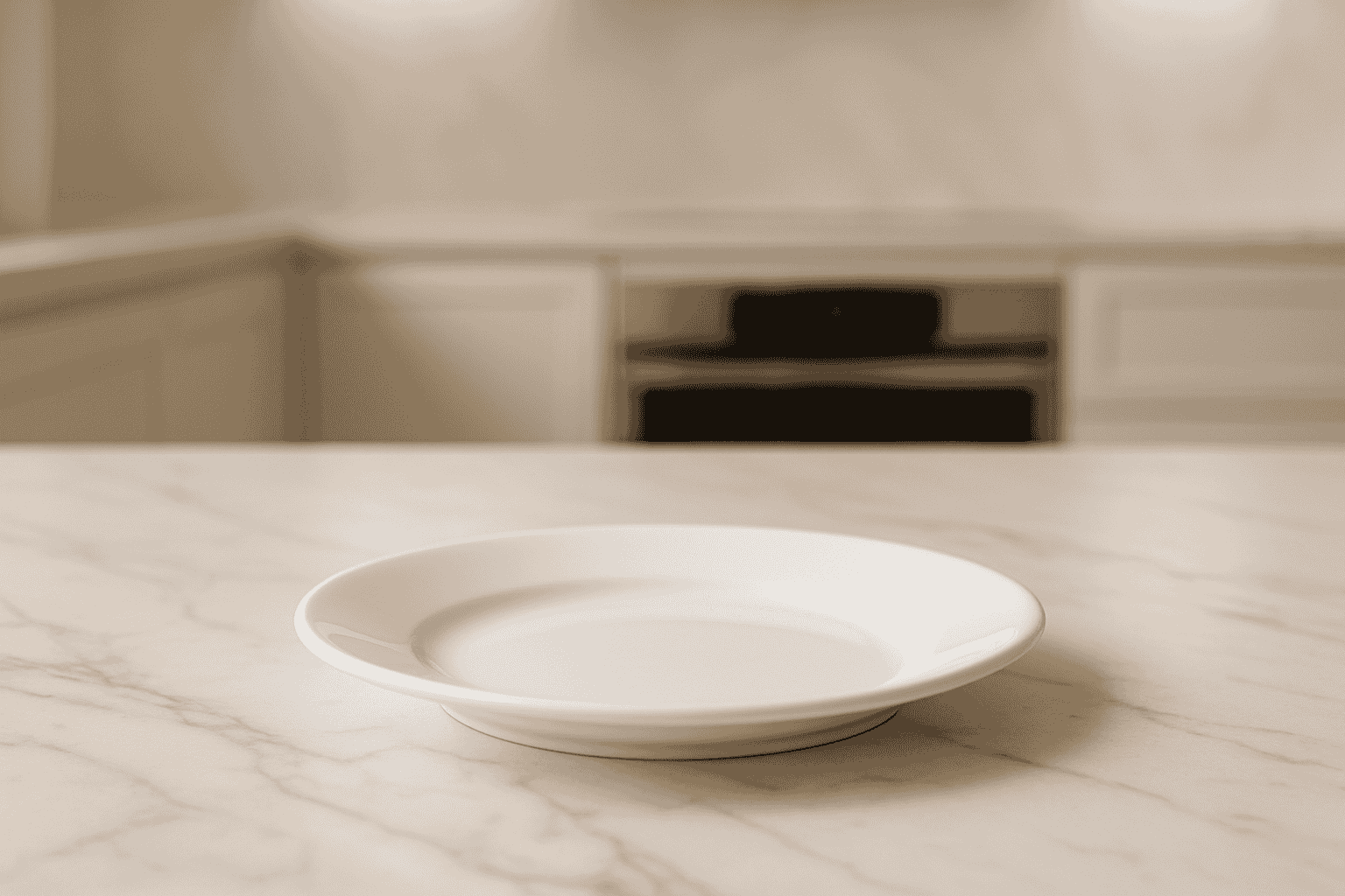 Plato Pastelero de 19 cm de Loza Tipo Cerámica Elegante Clásico Blanco Glacial 310028 Santa Anita
