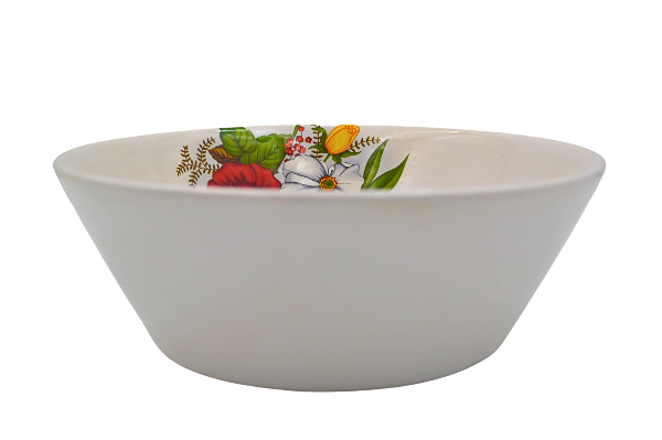 Plato Hondo Tazón Grande Pozolero 750 ml 19.2 cm de Cerámica Flores Hidalgo