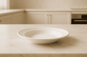 Plato Sopero 23 cm de Loza Tipo Cerámica Elegante Clásico Blanco Glacial 310541 Santa Anita