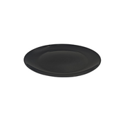 Plato Trinche Clásico Redondo de 26.5 cm de Vidrio Templado Negro iLuminarc