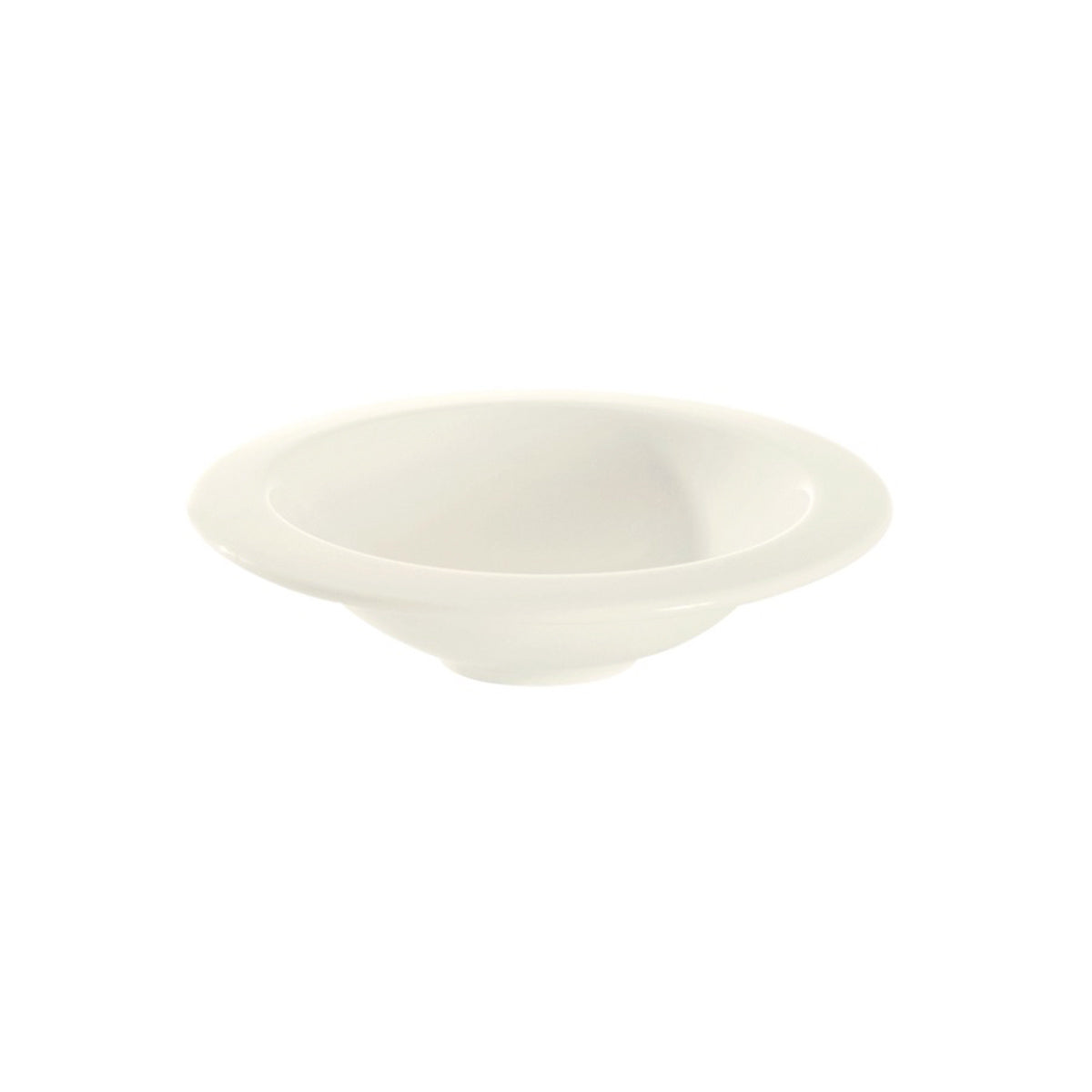 Plato Chico Redondo para Fruta 15 cm de Loza tipo Cerámica Blanco Nevada Corona