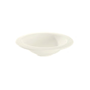 Plato Chico Redondo para Fruta 15 cm de Loza tipo Cerámica Blanco Nevada Corona